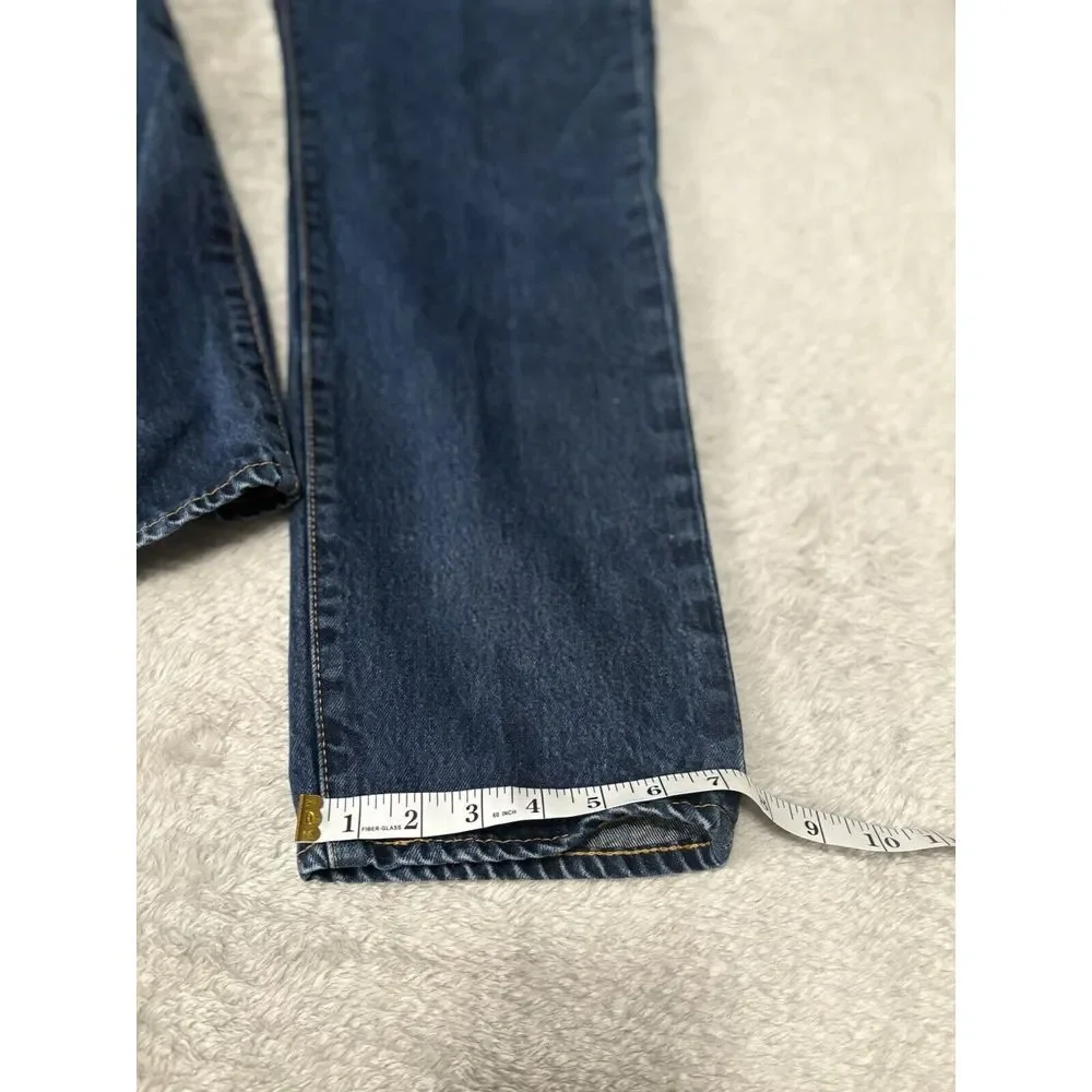 Levi's 502 Premium‎ Regular Tapered Blue Denim Jeans Size 38x31 Pants